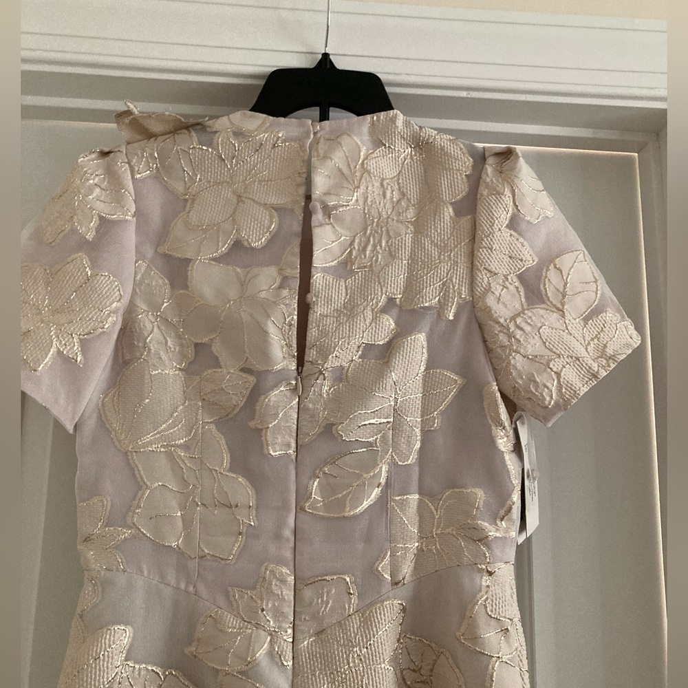 👗👗Rickie Freeman for Teri Jon Ivory Floral Maxi Dress - Picture 14 of 15